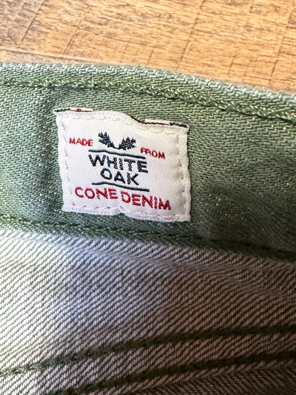 Levi’s 501 Jeans Mens 32x34 (32) White Oak Cone Denim Green Retro